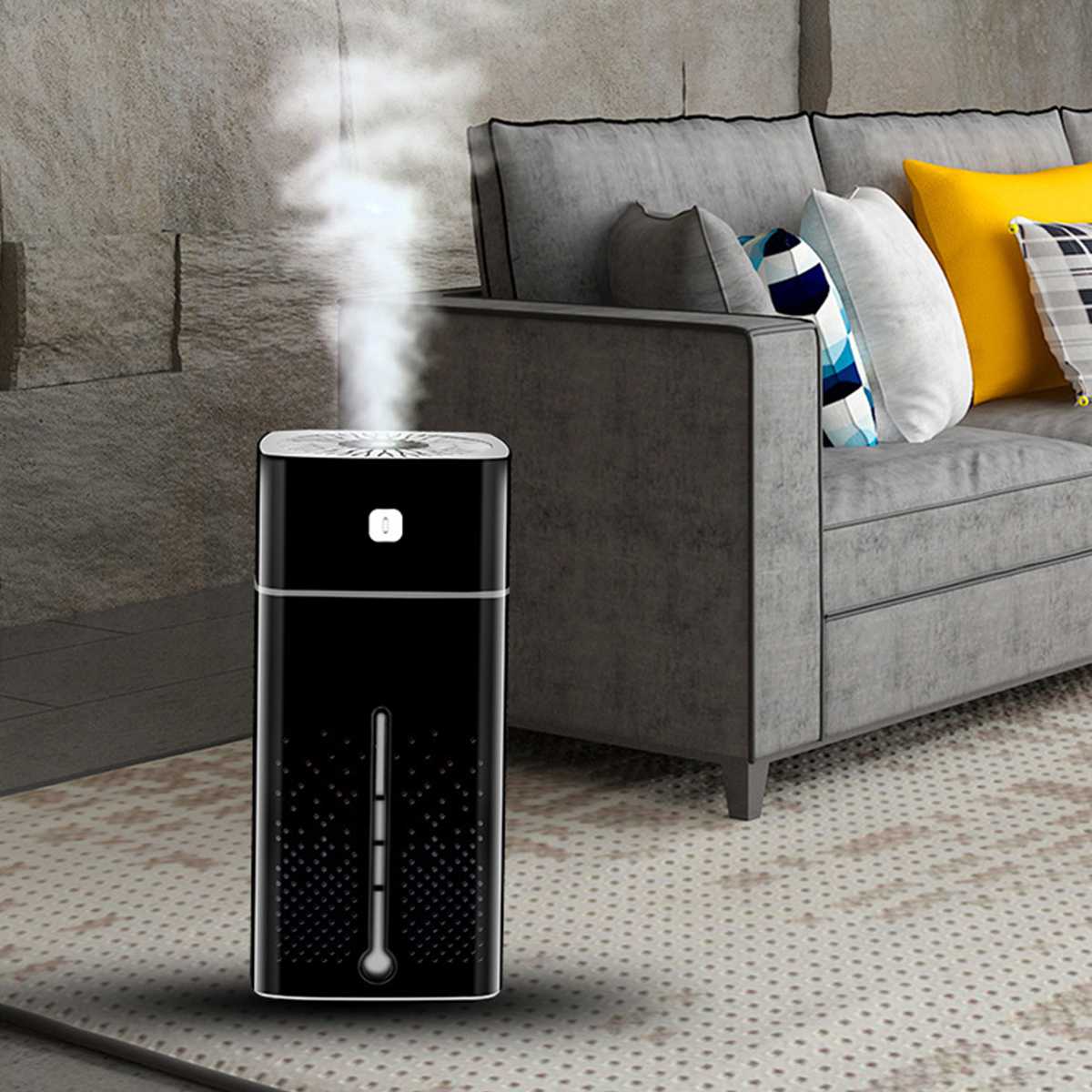 Air Purifier with HEPA Filter and Humidifier USB rechargeable