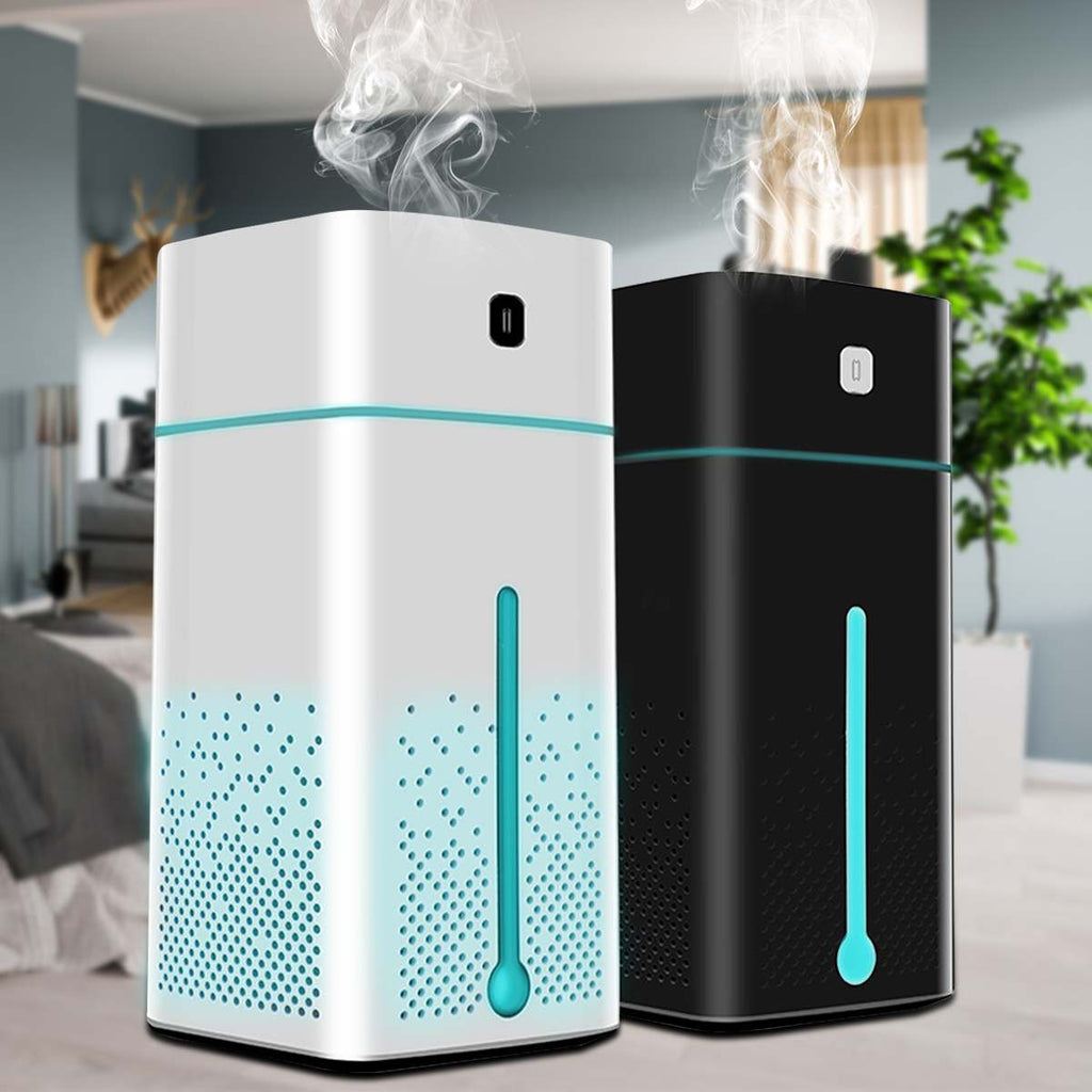Air Purifier with HEPA Filter and Humidifier USB rechargeable