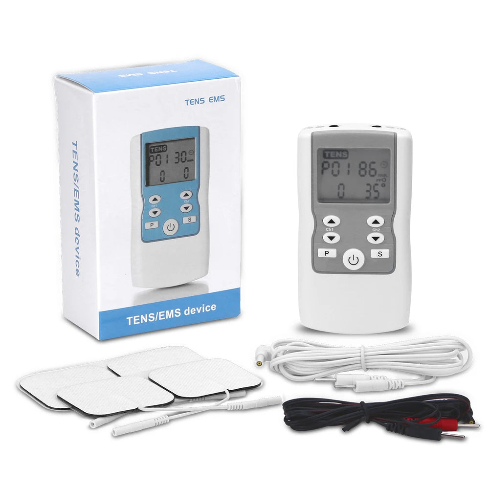 28 Modes EMS Electric Muscle Therapy Stimulator Tens Unit Machine Meridian Physiotherapy Pulse Abdominal Prostate Body Massager
